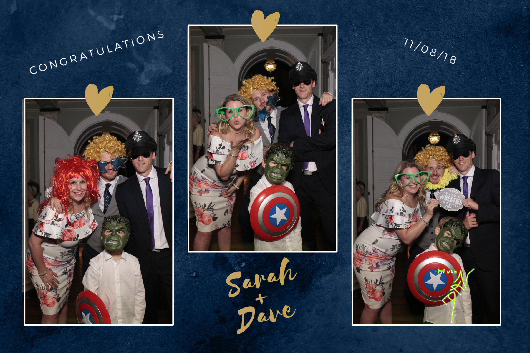 Sarah & Dave's Wedding | View more photos from the event at gallery.myphotoboothexperience.co.uk/u/MyPhotoBoothExperienceLtd/Sarah-Daves-Wedding
